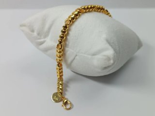 Pulsera chapado oro 24 kl
