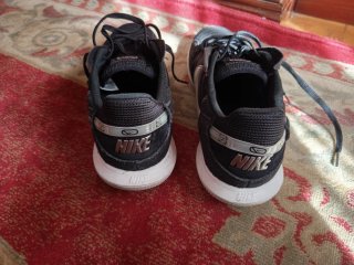 Zapatillas Nike Negras y Plateadas