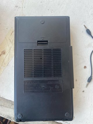 Grabadora y Radio Casete Sanyo