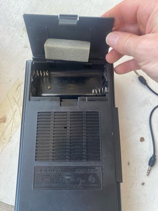Grabadora y Radio Casete Sanyo