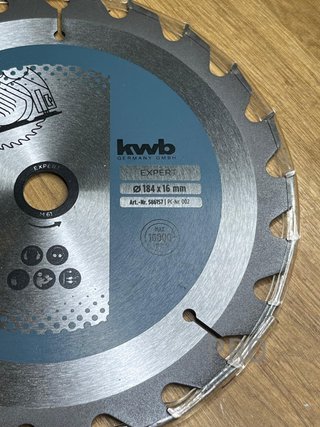 Hoja de sierra circular para madera kwb