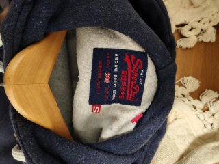 Sudadera Superdry Talla S Azul