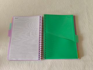 Lote escolar agenda, cuaderno y subrayadores