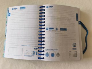 Lote escolar agenda, cuaderno y subrayadores
