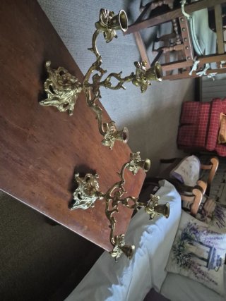 Candelabros de Bronce