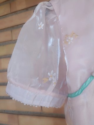 Blusa estilo kimono rosa talla L
