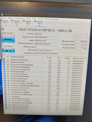 HDD 1 TB HGST 5400RPM SATA HTS541010B7E610