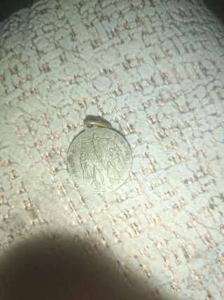 Medalla antigua religiosa