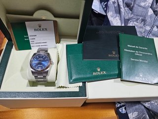 Reloj Rolex Oyster Perpetual Azul