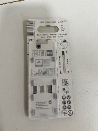 Wolfcraft Hojas de Sierra 2x 1-3mm