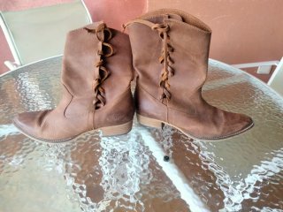Botines Mustang Piel Marrón Talla 38