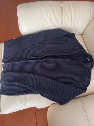Jersey azul marino cremallera hombre Talla M