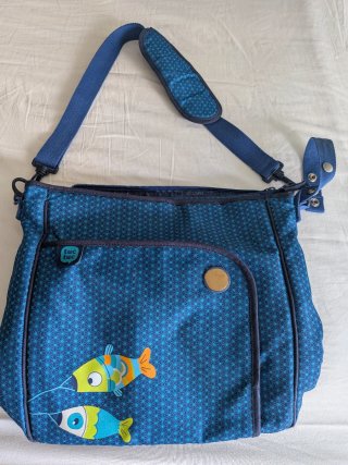 Bolso organizador carro bebe Tuc Tuc azul