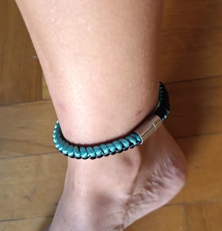 Pulsera unisex bicolor cierre magnético