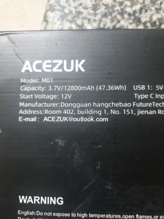 Arrancador de Coche Acezuk CB-2AT 12V