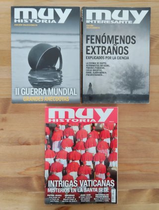 Lote 3 Revistas Muy Historia e Interesante