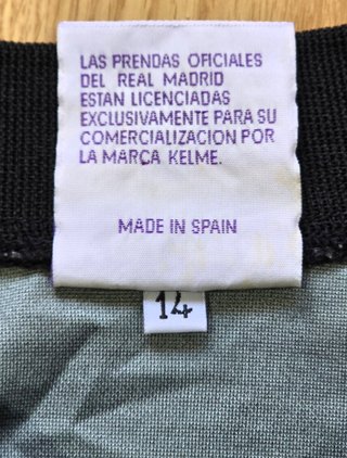 Camiseta Portero Real Madrid 96/97 Kelme