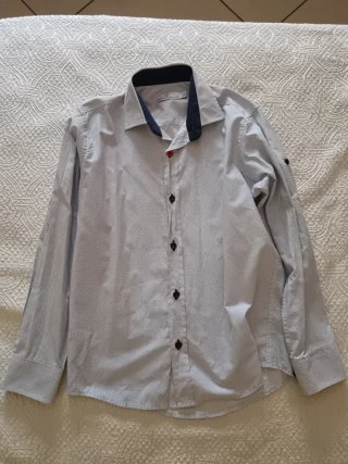 Camicia bimbo fantasia pois