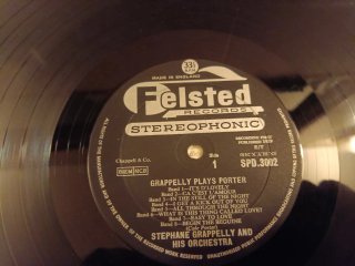 Stephane Grappelly plays Cole Porter Vinilo