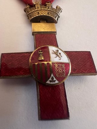 Medalla Cruz Mérito Militar Rojo República