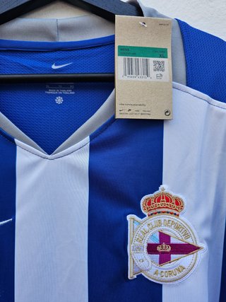 Camiseta Nike La Coruña Azul y Blanca