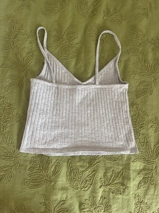Top H&M Gris Talla XS