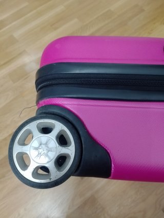 Maleta cabina Travel World rosa