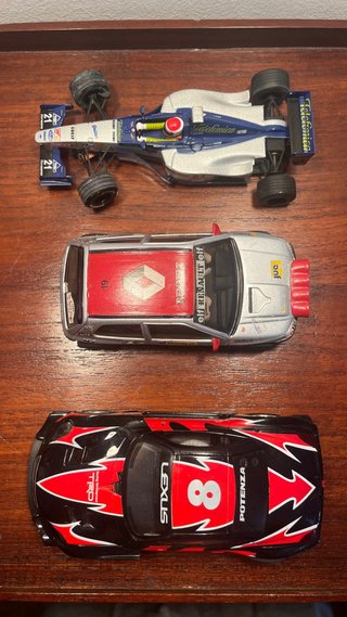 Lote 3 coches slot Scalextric
