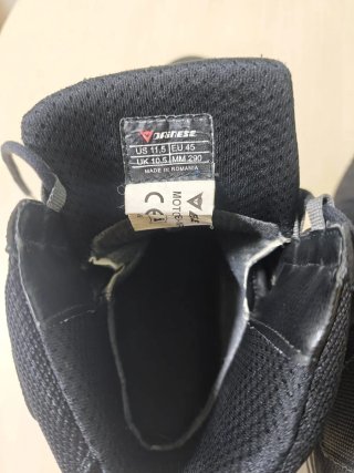 Botas Moto Dainese Caña Media Deportivas Negras