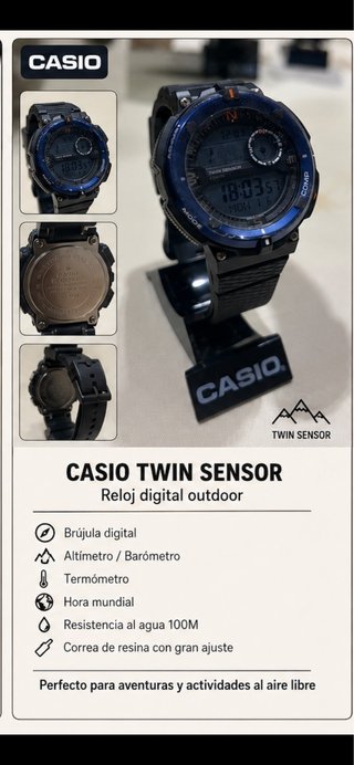 Casio Twin Sensor Reloj Digital Outdoor