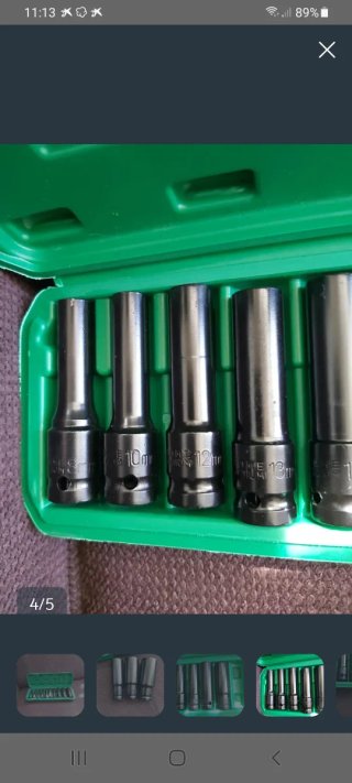 Kit llaves de tubo para pistolas de impacto