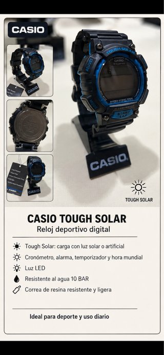 Reloj Casio Tough Solar Deportivo Digital