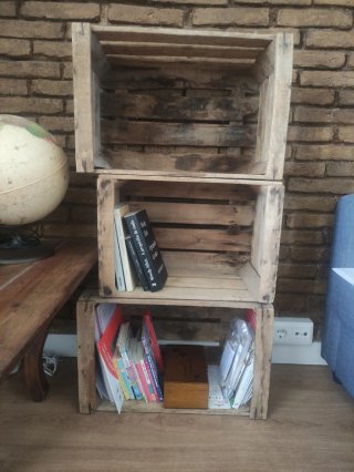 Cajas de fruta antiguas