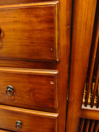 Mueble aparador colonial-rústico madera