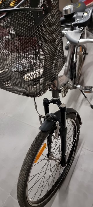 Bicicleta Paseo Mujer Rueda 26 Gris