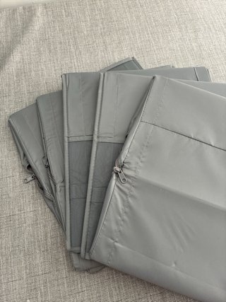 5 unidades estuche de zapatos Ikea gris