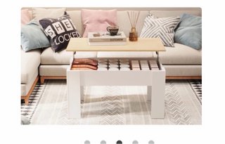 Conjunto mesa extensible y mesita elevable