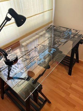 Conjunto Escritorio Juvenil: Mesa, Silla y Lámpara
