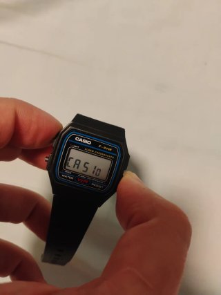Casio F-91W Reloj Digital Negro