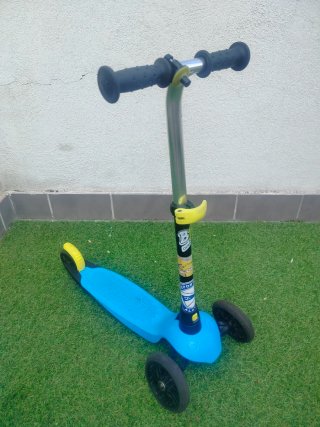 Patinete infantil 3 ruedas azul