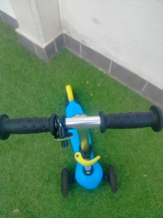 Patinete infantil 3 ruedas azul