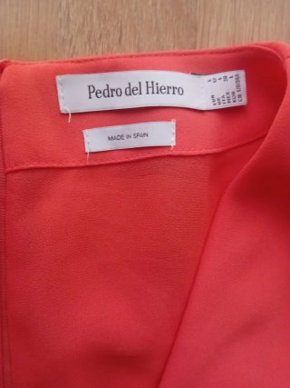 Vestido Pedro del Hierro salmon Talla L