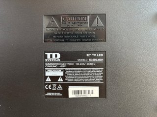 TV LED TD Systems 32” (K32DLM3H) - Perfecto estado