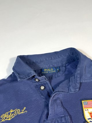 Polo Ralph Lauren Manga Larga Azul