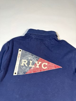 Polo Ralph Lauren Manga Larga Azul