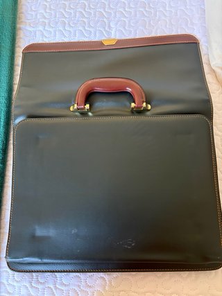Maletín ejecutivo piel marrón y negro