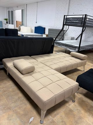 Sofá cama + chaiselongue reversible ¡NUEVO!