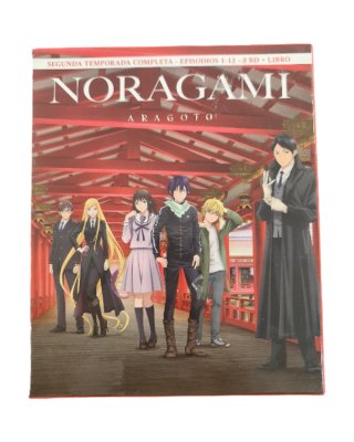 Noragami Aragoto Temporada 2 Blu-Ray + Libro