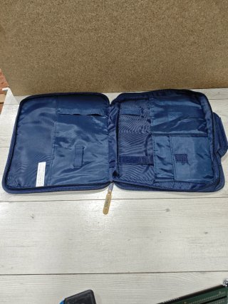 Maletín funda para portátil azul