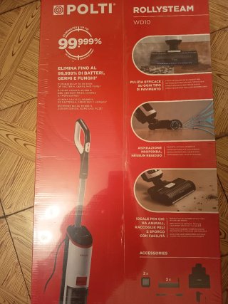 Aspiradora y fregona al vapor